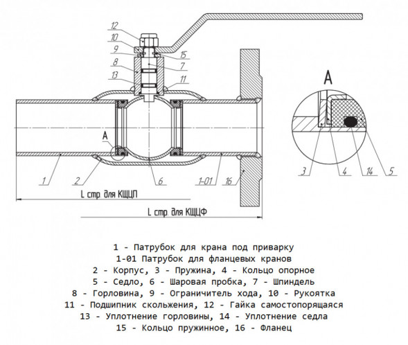 Кран шаровой цельносварной LD КШ.Ц.П.GAS.020.040.Н/П.02 Ду 20 Ру 40 стальной неполнопроходный под приварку