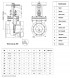 Задвижка МЗТА 30с64нж Ду 250 Ру 25 стальная клиновая фланцевая с выдвижным шпинделем
