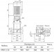 Насос многоступенчатый вертикальный Unipump MVH 12-8 DN 50 PN 25