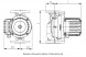 Насос циркуляционный Ebara MR 40-40F с мокрым ротором H=3,5м Q=166л/мин арт. 1576000222