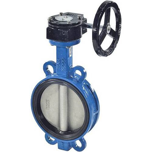 Затвор дисковый чугунный Benarmo 2011R DN 350 PN 16 поворотный межфланцевый с редуктором EURO