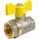 Кран шаровой VALFEX STANDART VF.277 ВР 1 1/4&amp;quot; Ду 32 Ру 40 газовый никелированный латунный полнопроходной