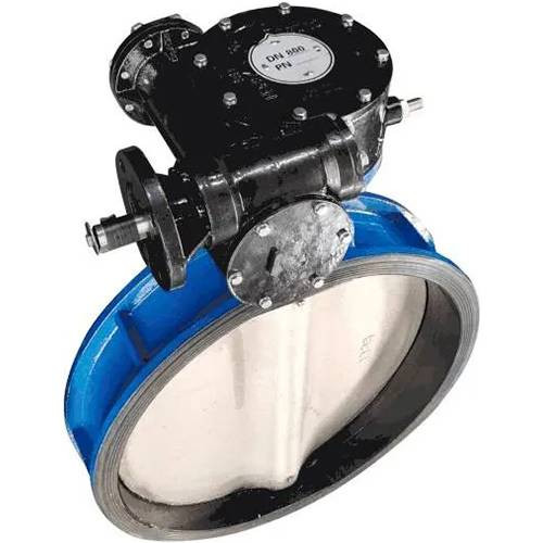 Затвор дисковый чугунный Benarmo 2011RA DN 600 PN 16 поворотный межфланцевый с редуктором под электропривод EURO