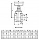 Задвижка Icma 41 ВР 1 1/2&amp;quot; DN 40 PN 20 клиновая латунная