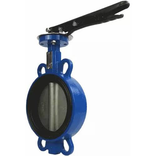 Затвор дисковый чугунный Benarmo 2011HA DN 300 PN 16 поворотный межфланцевый с рукояткой углеродистая сталь EURO