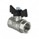 Кран шаровый VALFEX DELTA PRO VF.217 ВР 1/2&amp;quot; Ду 15 Ру 40 никелированный латунный
