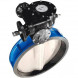 Затвор дисковый чугунный Benarmo 2010RA DN 700 PN 16 поворотный межфланцевый с редуктором под электропривод EURO