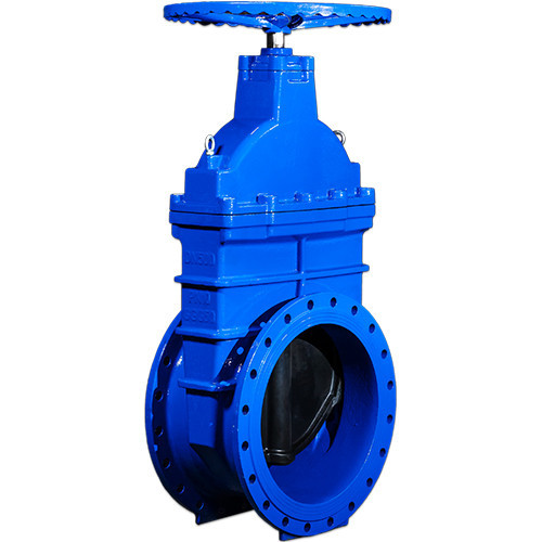 Задвижка Benarmo 30ч39р DN 600 PN 10/16 обрезиненный клин EPDM с гайкой и направляющими клина с невыдвижным шпинделем, уплотнение - EPDM
