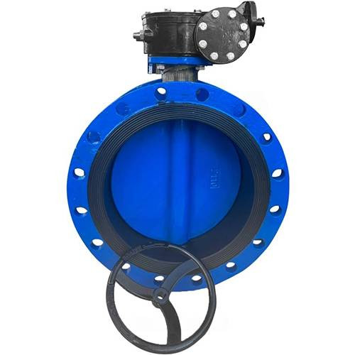 Затвор дисковый чугунный Benarmo 2110RA DN 1000 PN 16 поворотный фланцевый с редуктором под электропривод