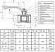 Кран шаровой латунный ГАЛЛОП Стандарт 220 Ду 20 Ру 40 резьба - 3/4&amp;#039;&amp;#039;, неполнопроходной, резьбовой ВР, ручка-рычаг красная