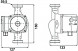 Насос циркуляционный Ogint OG 32/4-180 с мокрым ротором H=4м Q=45л/мин арт. 215-1513