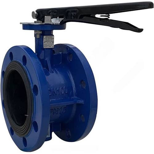 Затвор дисковый чугунный Benarmo 2110HA DN 65 PN 16 поворотный фланцевый с рукояткой