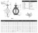 Затвор дисковый чугунный Tecofi VPG4449-02EP DN 50 PN 16 диск нержавеющая сталь поворотный межфланцевый с рукояткой